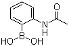 2-乙酰胺基苯硼酸分子式结构图