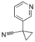 1-(吡啶-3-基)环丙基腈分子式结构图