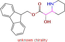 1-Fmoc-2-羟甲基哌啶分子式结构图