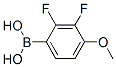 2.3-二氟-4-甲氧基苯硼酸分子式结构图