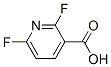 2,6-二氟烟酸分子式结构图