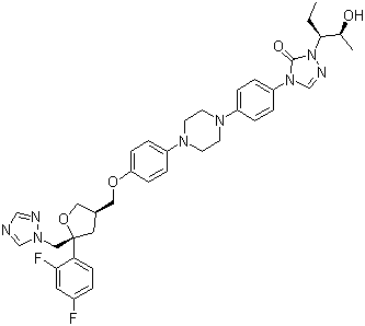 泊沙康唑分子式结构图