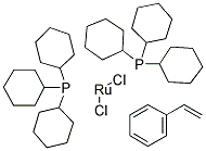 苯基亚甲基双(三环己基磷)二氯化钌分子式结构图