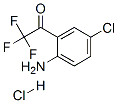 4-氯-2-(三氟乙酰基)苯胺盐酸盐分子式结构图