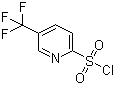 5-三氟甲基吡啶-2-磺酰氯分子式结构图