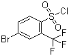 4-溴-2-(三氟甲基)苯磺酰基氯分子式结构图