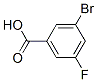 3-溴-5-氟苯甲酸分子式结构图