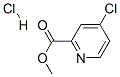 4-氯-2-吡啶甲酸甲酯盐酸盐分子式结构图