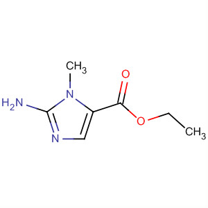 2-氨基-1-甲基-1H-咪唑-5-羧酸乙酯分子式结构图