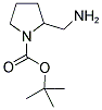 1-Boc-2-氨甲基吡咯烷分子式结构图