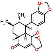 三白草酮分子式结构图