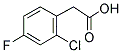 2-氯-4-氟苯基乙酸分子式结构图