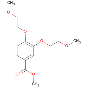 3,4-二(2-甲氧基乙氧基)苯甲酸甲酯分子式结构图