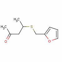 4-糠硫基-2-戊酮分子式结构图