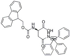 N-Fmoc-N'-三苯甲基-D-天冬酰胺分子式结构图