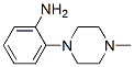 2-(4-甲基-1-哌嗪)苯胺分子式结构图