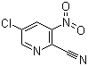 5-氯-2-氰基-3-硝基吡啶分子式结构图