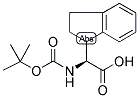 N-叔丁氧羰基-L-2-茚满甘氨酸分子式结构图