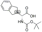 Boc-D-2-茚满甘氨酸分子式结构图