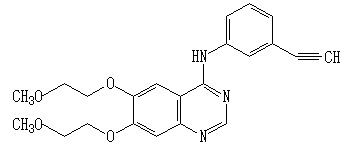 埃罗替尼分子式结构图