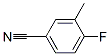 4-氟-3-甲基苯腈分子式结构图