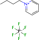 N-丁基吡啶六氟磷酸盐分子式结构图