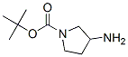 3-氨基吡咯烷-1-羧酸叔丁酯分子式结构图