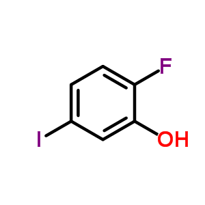 2-氟-5-碘苯酚分子式结构图