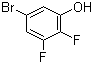 5-溴-2,3-二氟苯酚分子式结构图