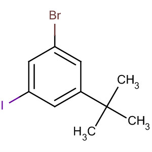 3-溴-5-碘-叔丁基苯分子式结构图