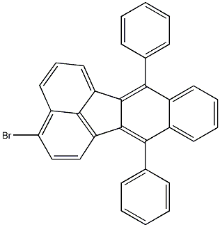 3-溴-7,12-二苯基苯并[K]荧蒽分子式结构图