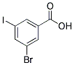 3-溴-5-碘苯甲酸分子式结构图