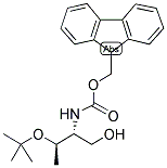 N-芴甲氧羰基-O-叔丁基-L-苏氨醇分子式结构图