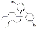 9,9-二己基-2,7-二溴代芴分子式结构图