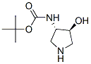 (3S,4S)-N-Boc-3-氨基-4-羟基吡咯烷分子式结构图