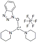 (苯并三氮唑-1-基氧基)二哌啶碳六氟磷酸盐分子式结构图