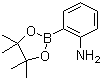 2-氨基苯硼酸频哪醇酯分子式结构图