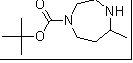 5-甲基-1,4-二氮杂环庚烷-1-甲酰基叔丁酯分子式结构图