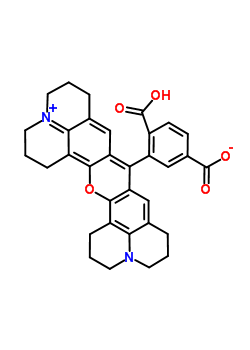 6-羧基-X-罗丹明分子式结构图