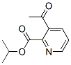 3-乙酰基吡啶-2-羧酸异丙酯分子式结构图