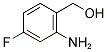 2-氨基-4-氟苯甲醇分子式结构图