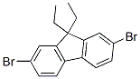 2,7-二溴-9,9-二乙基芴分子式结构图