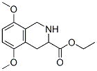 5,8-二甲氧基-1,2,3,4-四氢异喹啉-3-甲酸乙酯分子式结构图