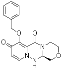 (12aR)-3,4,12,12a-四氢-7-(苯基甲氧基)-1H-[1,4]恶嗪并[3,4-c]吡啶并[2,1-f][1,2,4]三嗪-6,8-二酮分子式结构图