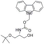 FMOC-O-叔丁基-丝氨醇分子式结构图