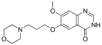 7-甲氧基-6-(3-吗啉-4-基丙氧基)喹唑啉-4(3H)-酮分子式结构图