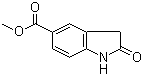 5-羧酸甲酯二氢吲哚-2-酮分子式结构图