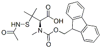 Fmoc-S-乙酰甲氧基-L-青霉胺分子式结构图