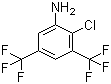 2-氯-3,5-二(三氟甲基)苯胺分子式结构图