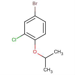 4-溴-2-氯-1-异丙基苯分子式结构图